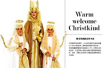    颇受欢迎的 基督圣童                  Warm welcome Christkind