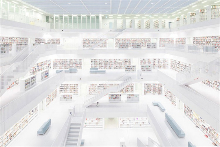 宛如仙境  Stuttgart City Library